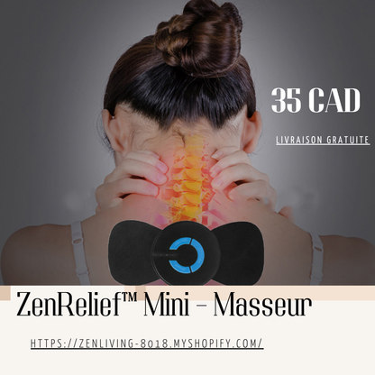 ZenRelief™ Mini – Masseur Cervical & Épaules