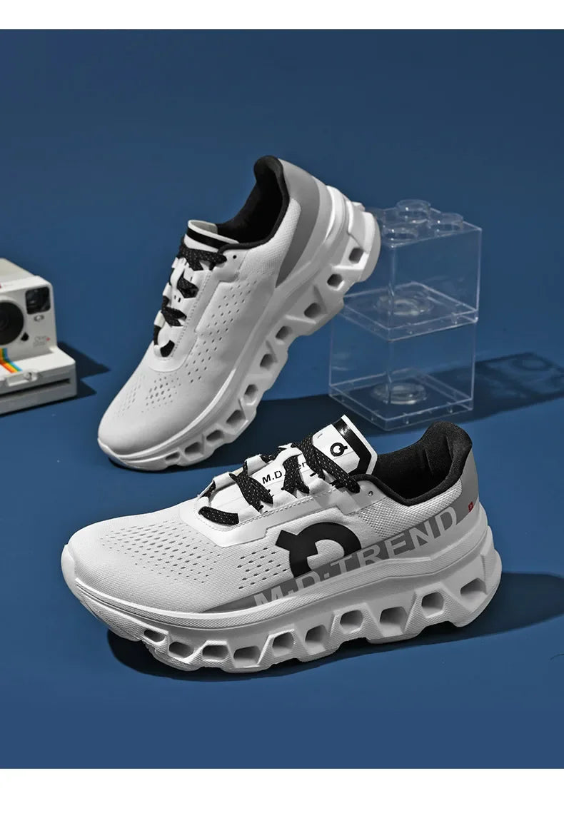 Marathon Men Sports Running Shoes Air Cushion Breathable Lightweight Male Comfortable Athletic Casual Sneakers Hiking Outdoor