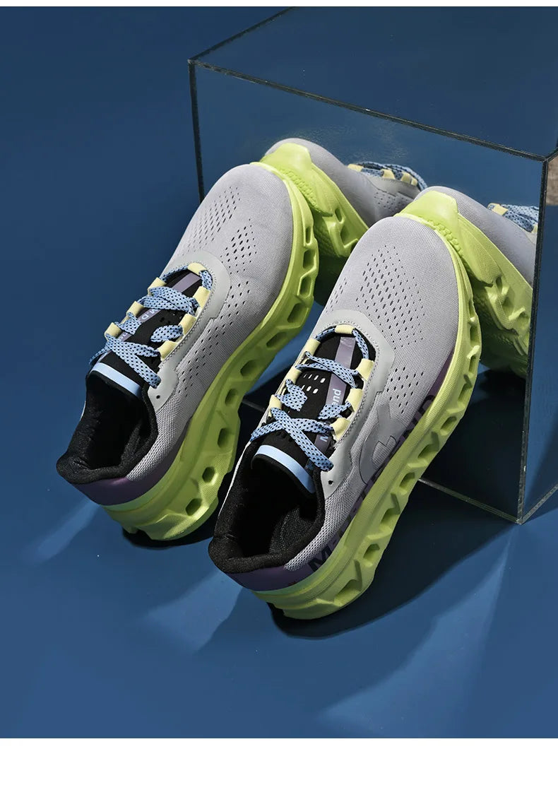 Marathon Men Sports Running Shoes Air Cushion Breathable Lightweight Male Comfortable Athletic Casual Sneakers Hiking Outdoor